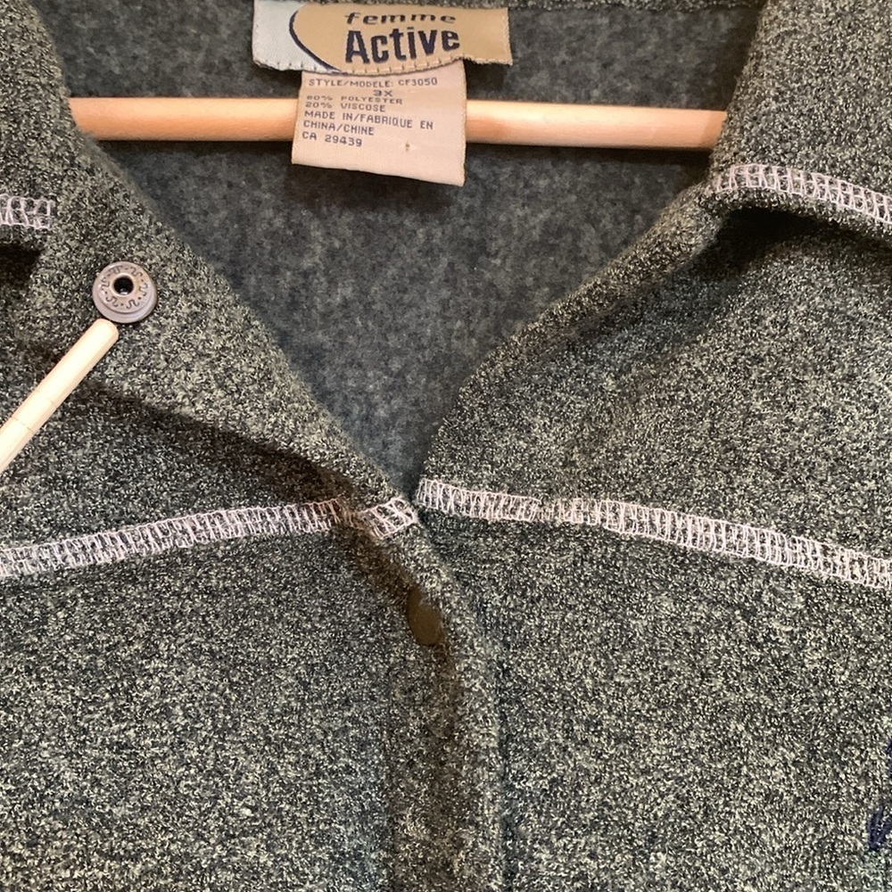 Femme Active | Unisex Fuzzy Cozy Long Sleeve Snap Front Fleece Lined Shirt 3X - Picture 15 of 16